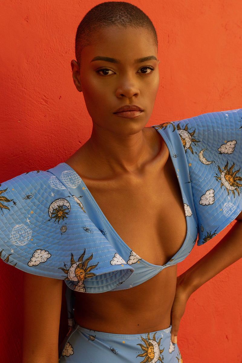 BLUE SKY SHOULDER BIKINI